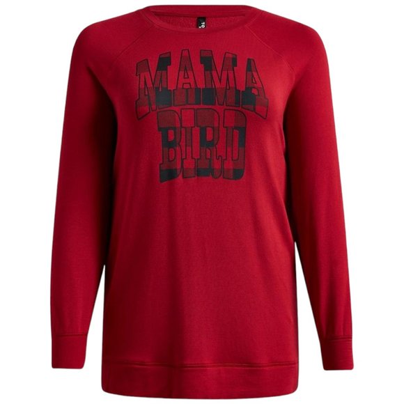 torrid Other - 1X - TORRID - Fleece "MAMA BIRD" Tunic Sweatshirt NEW